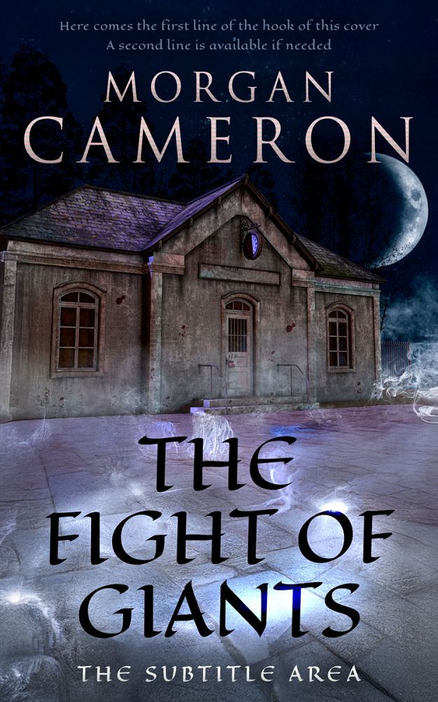 Front view of Charade #33019 - Premade Horror Book Cover | BookCoverZone