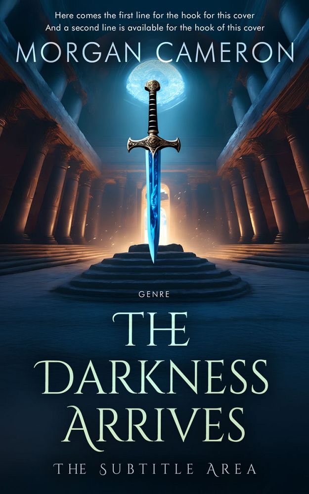 Front view of Big Stone #33160 - Premade Fantasy Book Cover | BookCoverZone