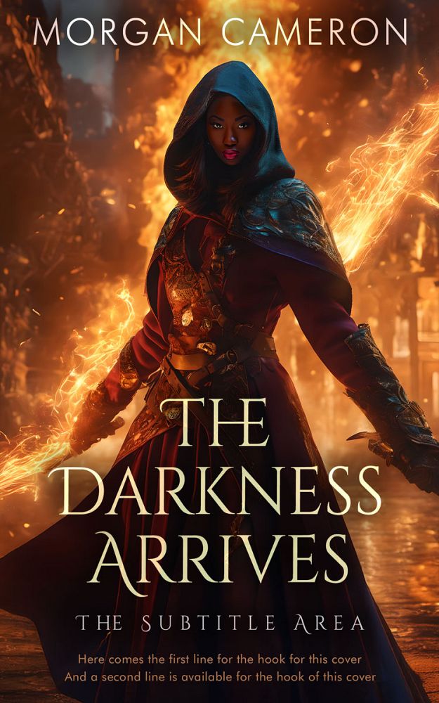 Front view of Raw Sienna #33164 - Premade Fantasy Book Cover | BookCoverZone