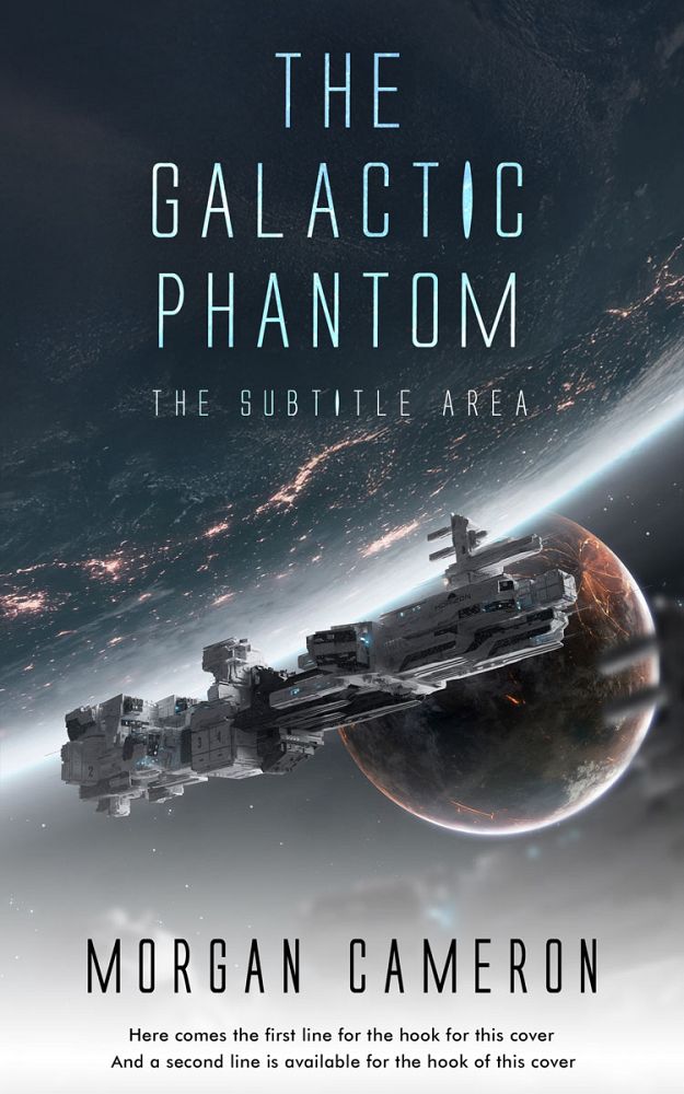 Front view of Outer Space #33198 - Premade Science Fiction Book Cover | BookCoverZone