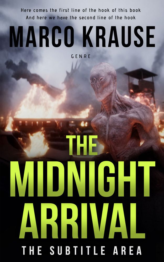 Front view of Deco #33268 - Premade Apocalyptica Book Cover | BookCoverZone