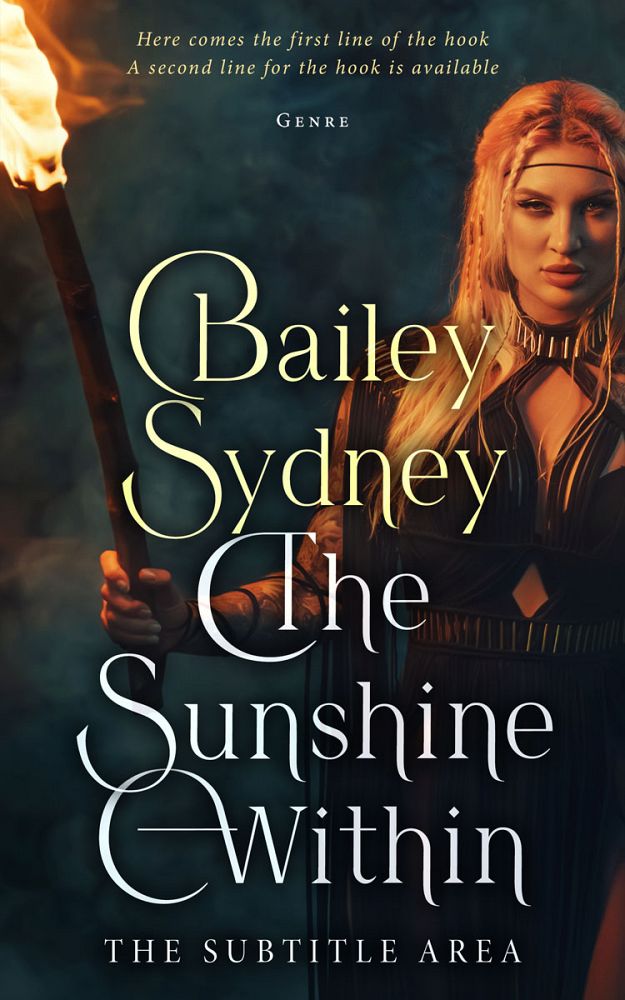 Front view of Shark #33379 - Premade Fantasy Book Cover | BookCoverZone