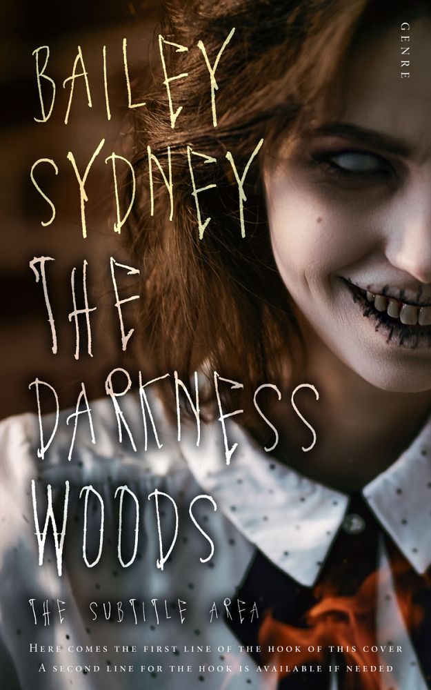 Front view of Birch #33393 - Premade Horror Book Cover | BookCoverZone