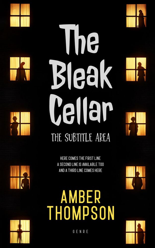 Front view of Calico #335795 - Premade Mystery & Thriller & Suspense Book Cover | BookCoverZone