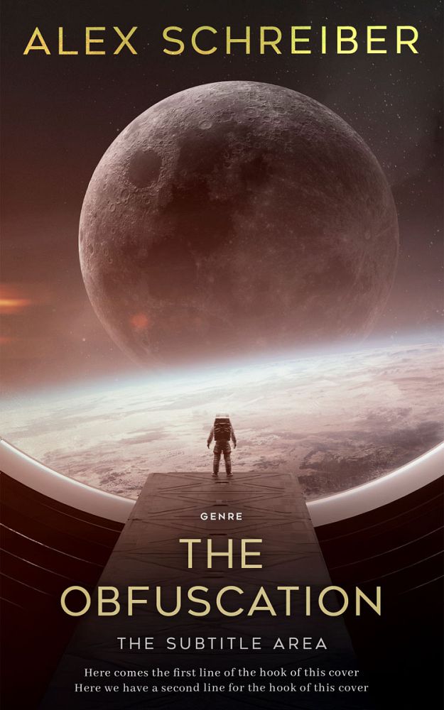 Front view of Jon #335956 - Premade Science Fiction Book Cover | BookCoverZone