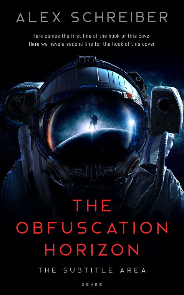 Front view of Ebony #335960 - Premade Science Fiction Book Cover | BookCoverZone
