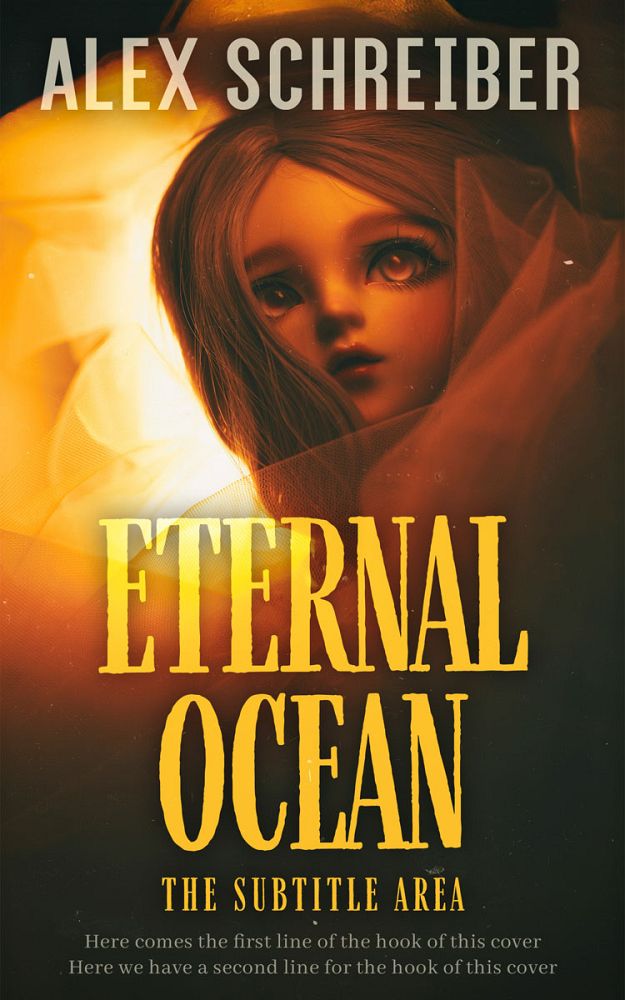 Front view of Ronchi #335979 - Premade Horror Book Cover | BookCoverZone