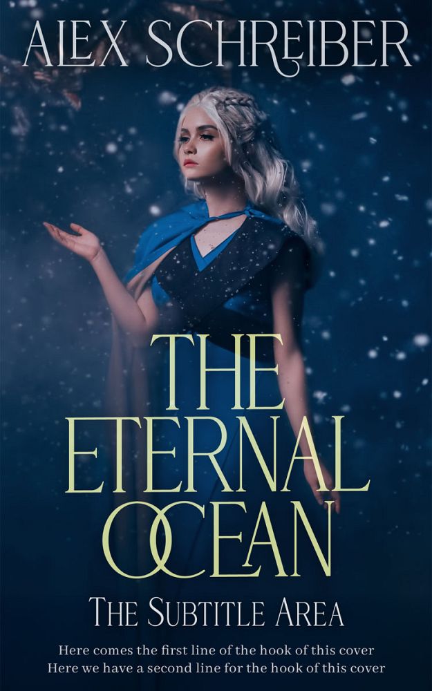 Front view of Elephant #33604 - Premade Fantasy Book Cover | BookCoverZone