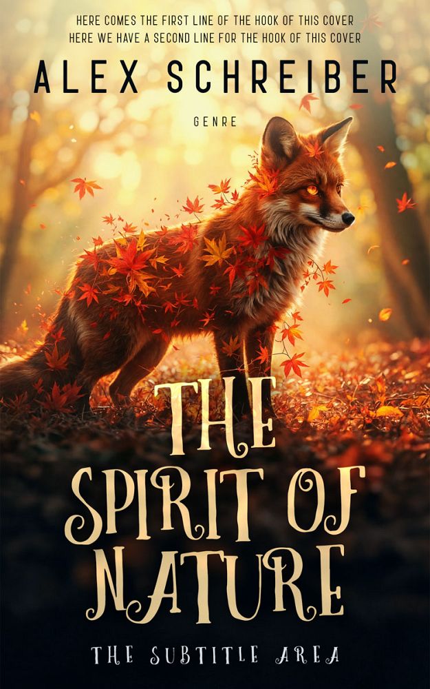 Front view of Cod Gray #33620 - Premade Fantasy Book Cover | BookCoverZone