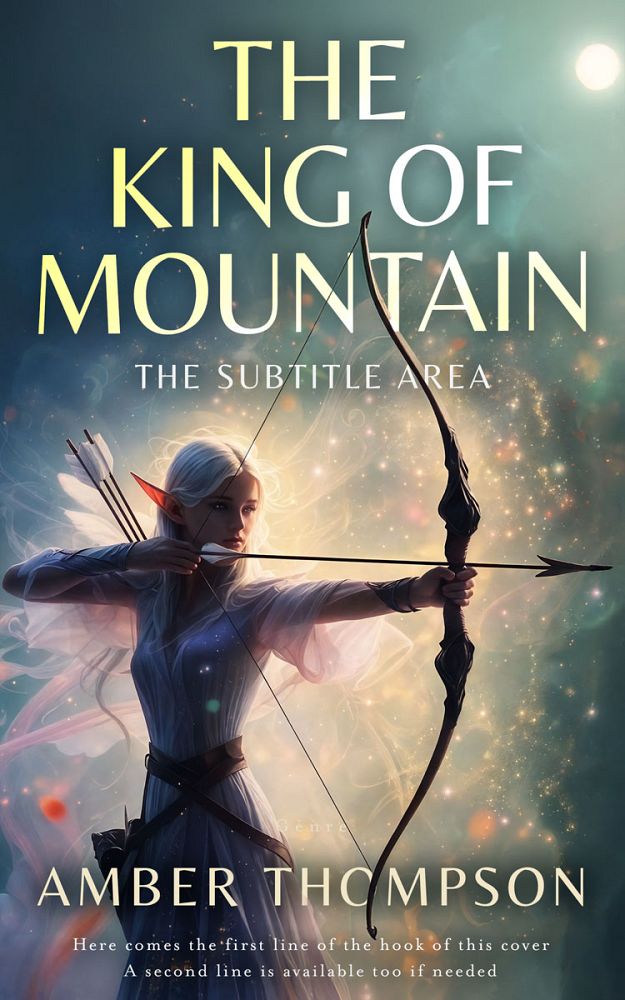 Front view of River Bed #33643 - Premade Fantasy Book Cover | BookCoverZone