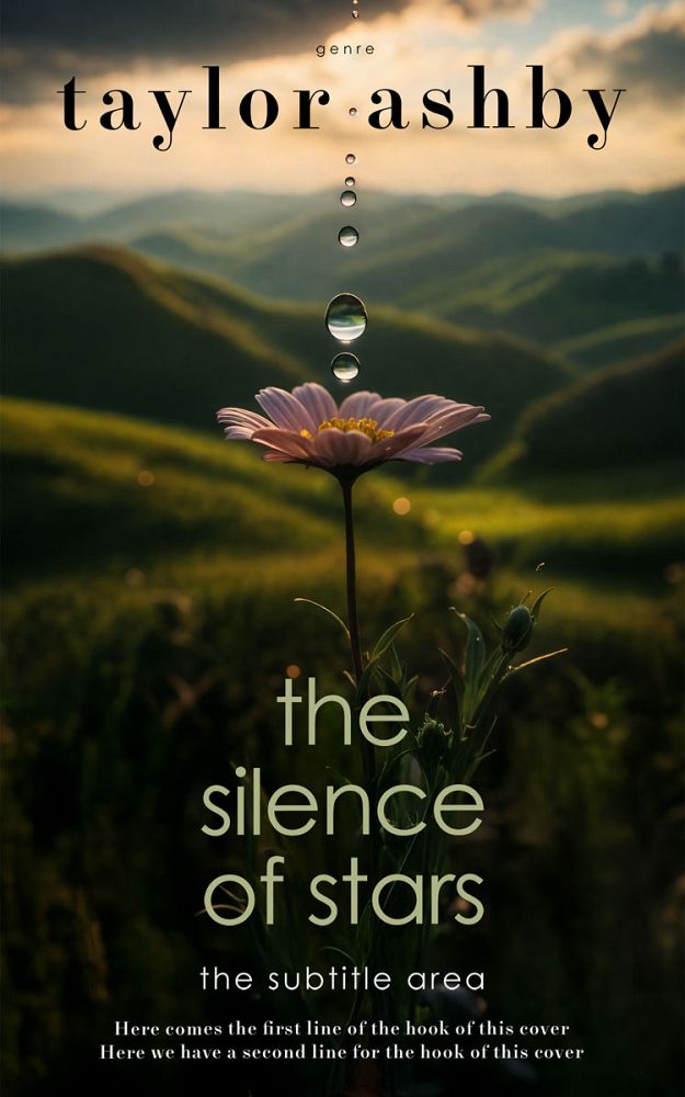Front view of Pavlova #33718 - Premade Surreal Book Cover | BookCoverZone