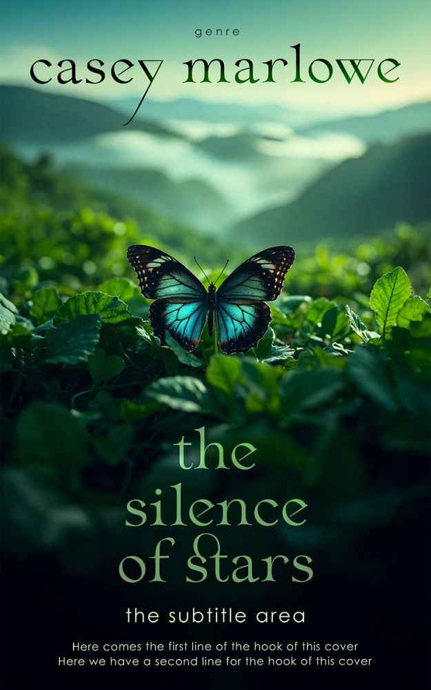 Front view of Pixie Green #33727 - Premade Teen & Young Adult Book Cover | BookCoverZone
