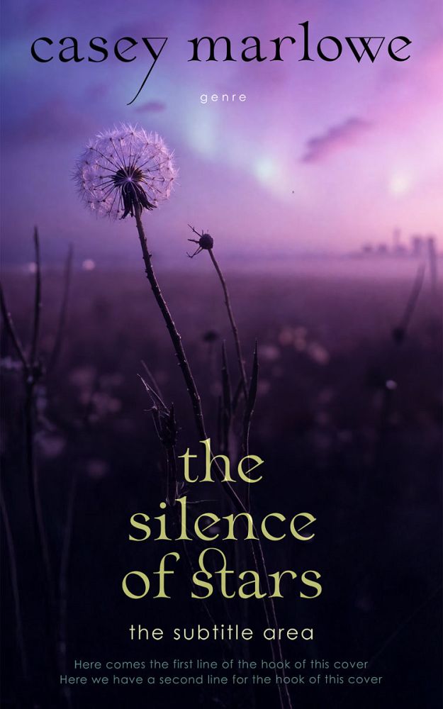 Front view of East Side #33749 - Premade Poetry Book Cover | BookCoverZone