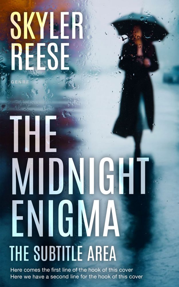 Front view of Blue Dianne #33876 - Premade Mystery & Thriller & Suspense Book Cover | BookCoverZone