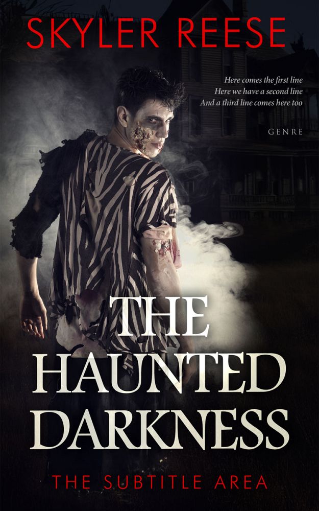 Front view of Woodsmoke #33902 - Premade Horror Book Cover | BookCoverZone