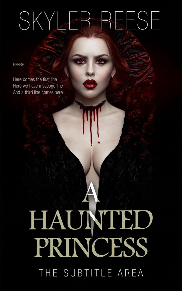 Front view of Malta #33904 - Premade Horror Book Cover | BookCoverZone