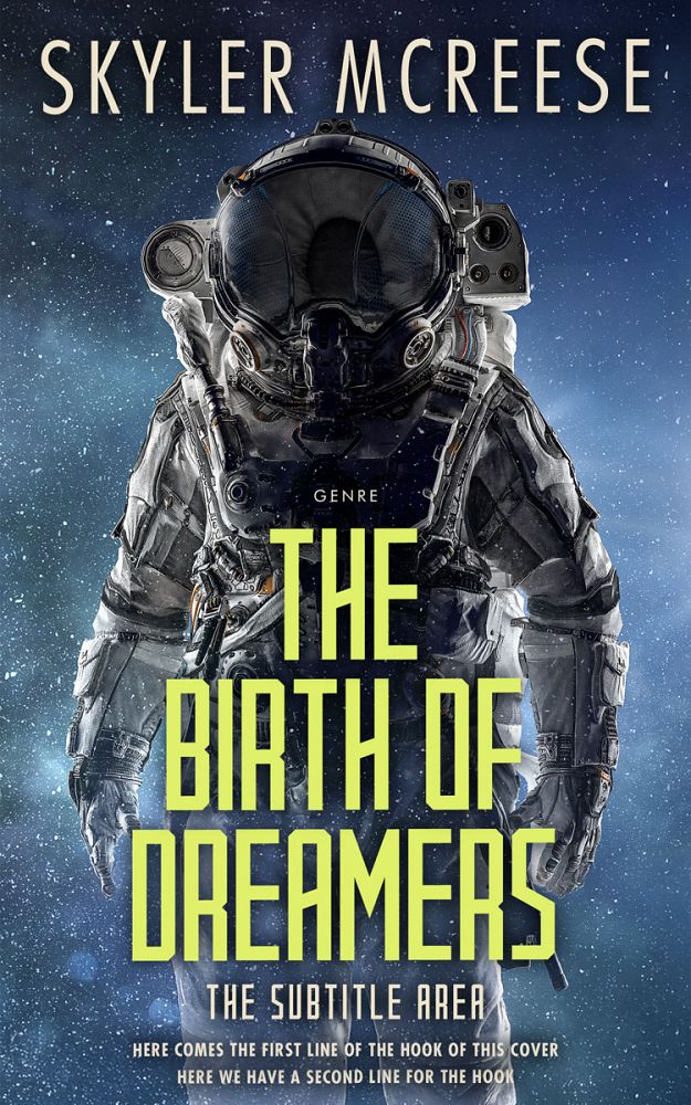 Front view of Ebony Clay #33942 - Premade Science Fiction Book Cover | BookCoverZone