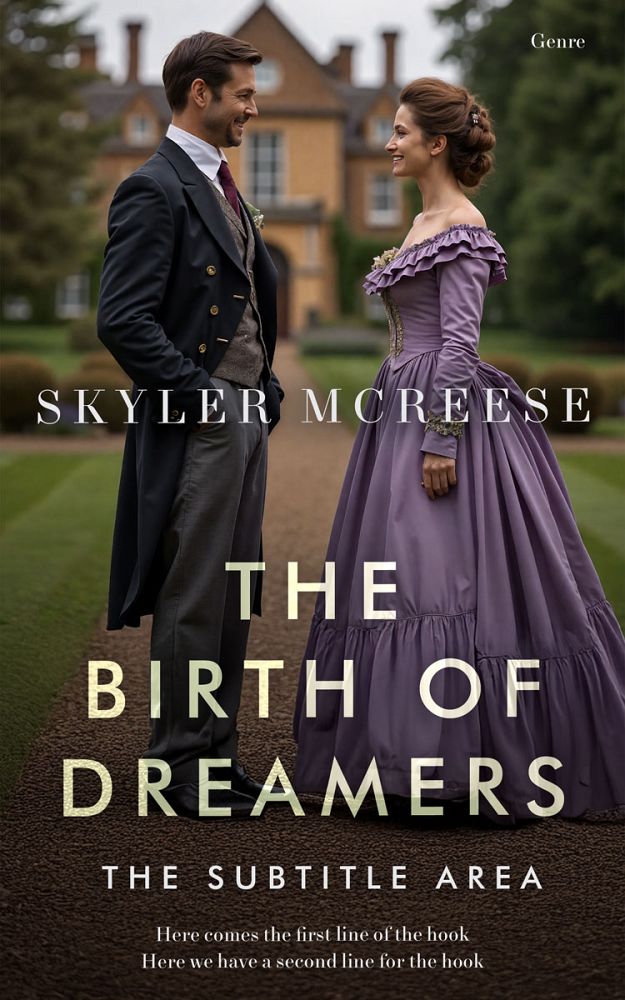 Front view of Birch #33983 - Premade Historical Book Cover | BookCoverZone