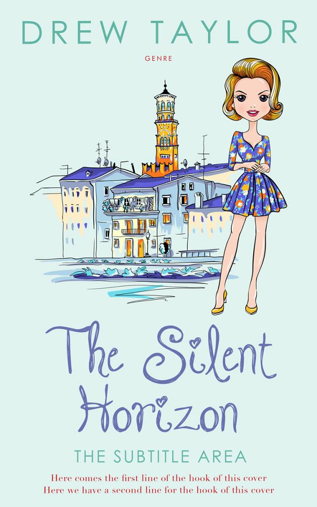 Front view of Apple Green #34057 - Premade Chick Lit Book Cover | BookCoverZone