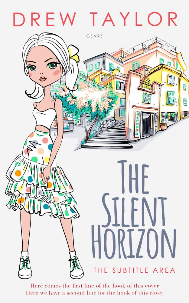 Front view of Pampas #34063 - Premade Chick Lit Book Cover | BookCoverZone
