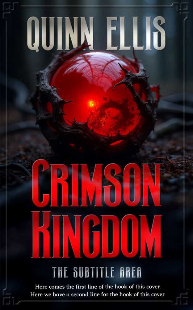 Front view of Flush Mahogany #34132 - Premade Fantasy Book Cover | BookCoverZone