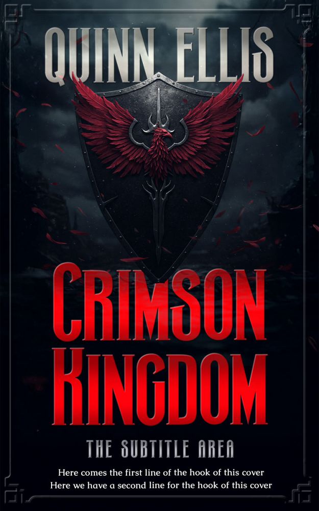 Front view of Flush Mahogany #34133 - Premade Fantasy Book Cover | BookCoverZone