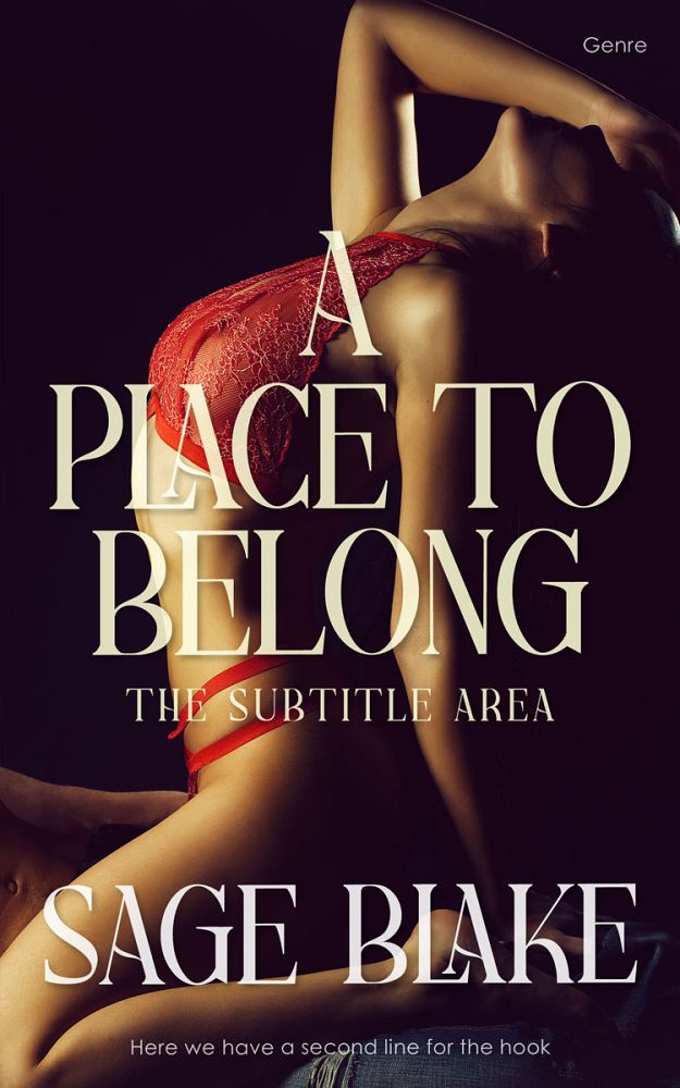 Front view of Tan #34163 - Premade Romance Book Cover | BookCoverZone