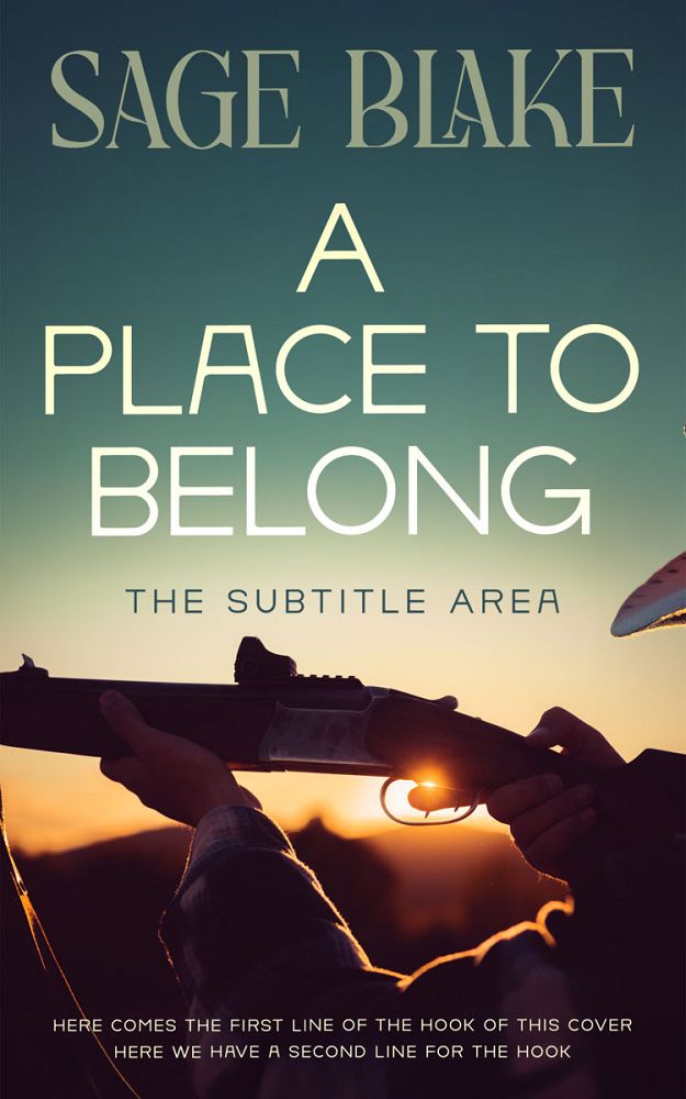Front view of Outer Space #34172 - Premade Western Book Cover | BookCoverZone