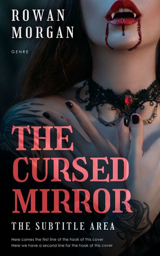 Front view of Old Rose #34192 - Premade Horror Book Cover | BookCoverZone