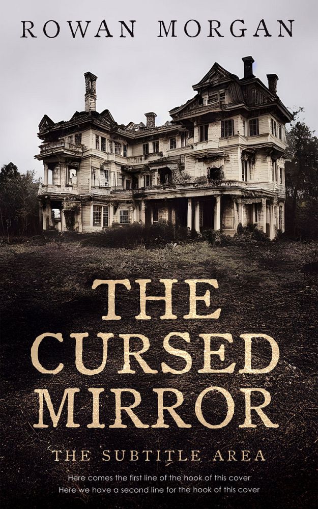 Front view of Cocoa Brown #34200 - Premade Horror Book Cover | BookCoverZone