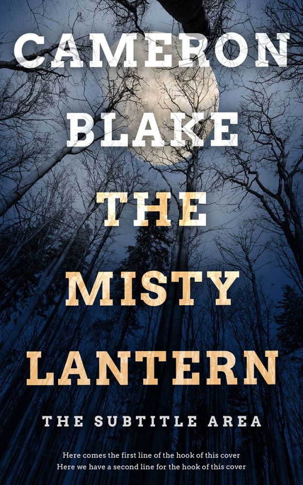 Front view of Ebony #34217 - Premade Mystery & Thriller & Suspense Book Cover | BookCoverZone
