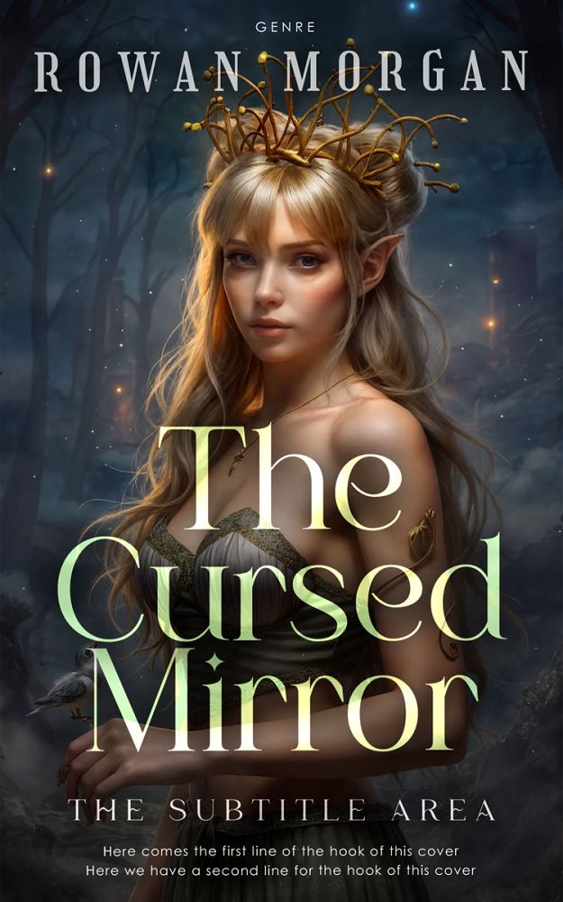 Front view of Outer Space #34231 - Premade Fantasy Book Cover | BookCoverZone