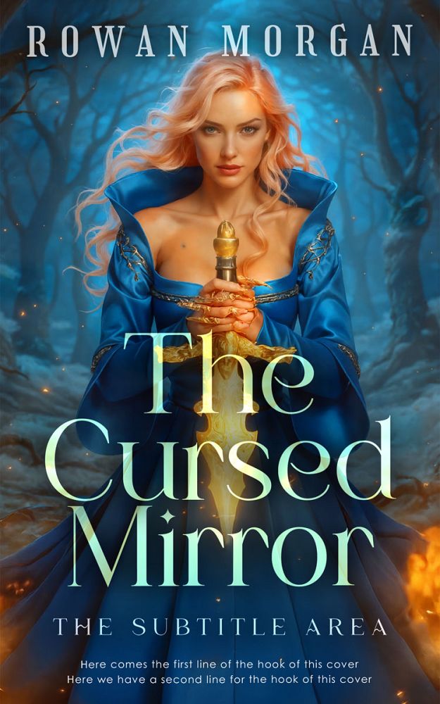 Front view of Te Papa Green #34235 - Premade Fantasy Book Cover | BookCoverZone