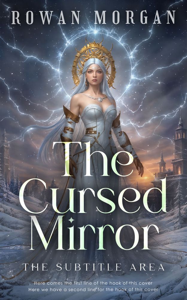 Front view of Trout #34237 - Premade Fantasy Book Cover | BookCoverZone