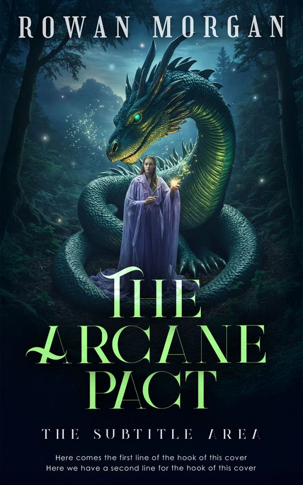 Front view of Firefly #34251 - Premade Fantasy Book Cover | BookCoverZone