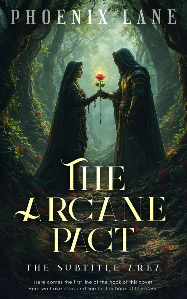 Front view of Heavy Metal #34258 - Premade Fantasy Book Cover | BookCoverZone