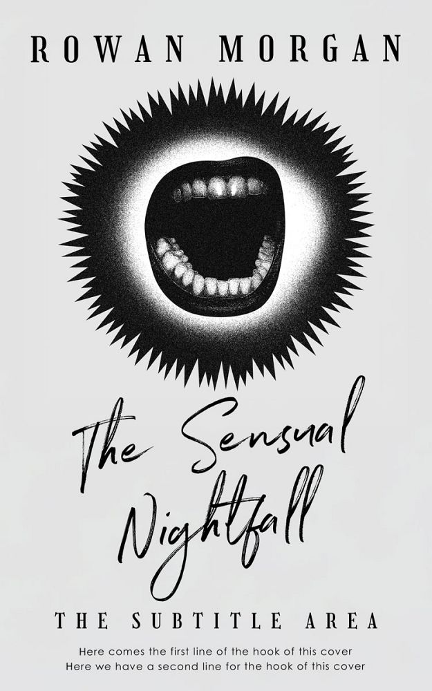 Front view of Heavy Metal #34263 - Premade Surreal Book Cover | BookCoverZone