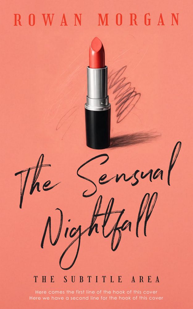 Front view of Apricot #34270 - Premade Chick Lit Book Cover | BookCoverZone