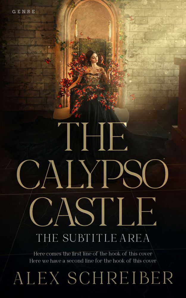 Front view of Teak #34298 - Premade Fantasy Book Cover | BookCoverZone