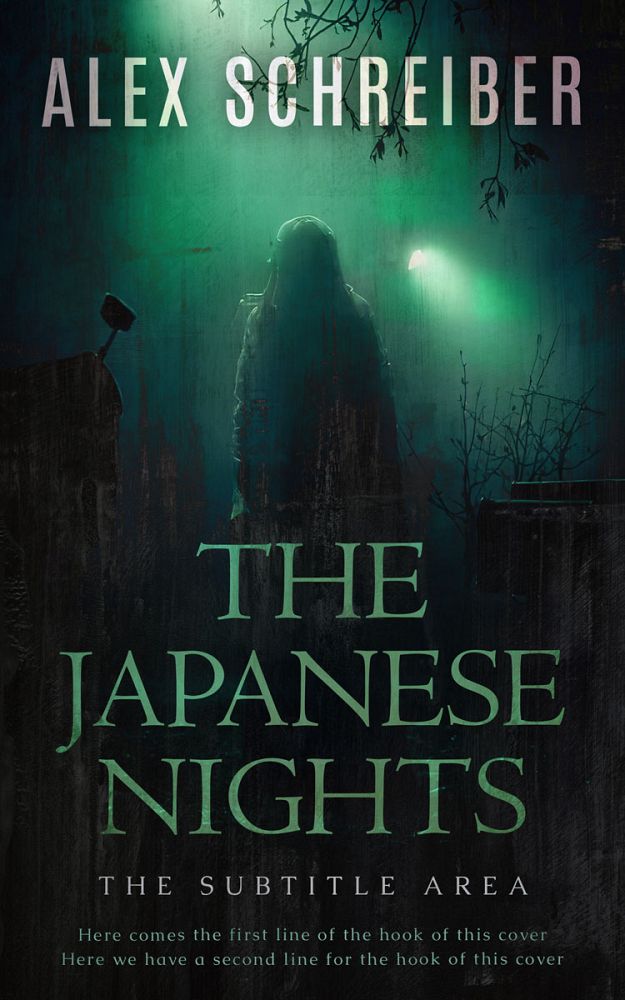 Front view of Bunker #34311 - Premade Horror Book Cover | BookCoverZone