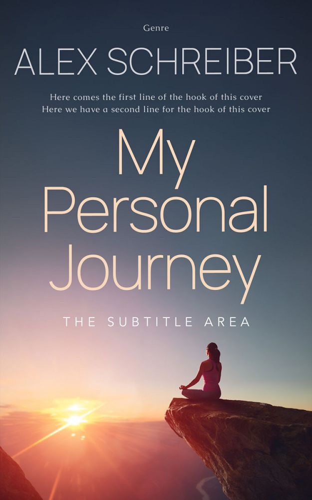 Front view of Mako #34317 - Premade Health & Mind & Body Book Cover | BookCoverZone