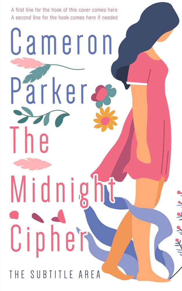Front view of Kashmir Blue #34345 - Premade Teen & Young Adult Book Cover | BookCoverZone