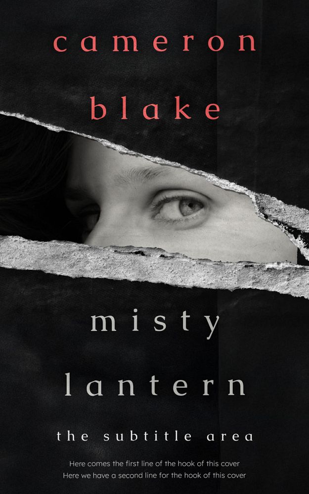 Front view of Cloudy #34413 - Premade Mystery & Thriller & Suspense Book Cover | BookCoverZone