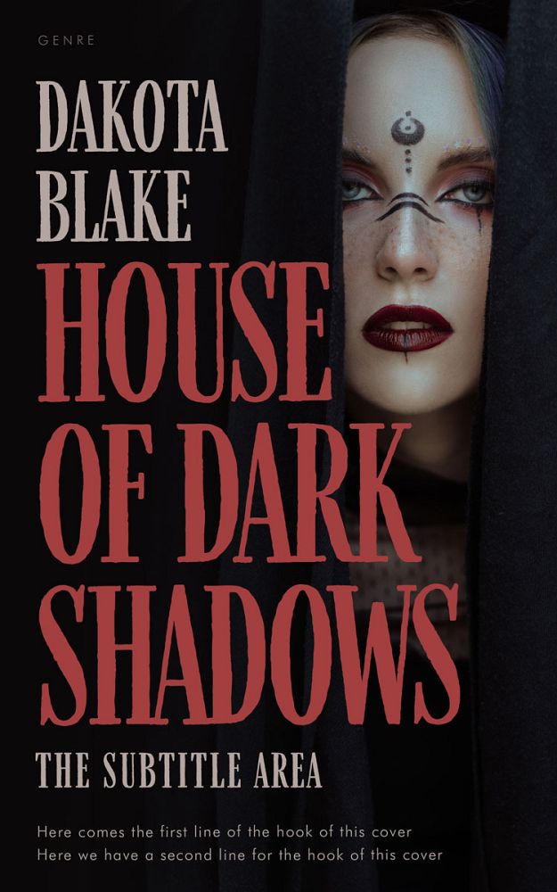 Front view of Cod Gray #34514 - Premade Horror Book Cover | BookCoverZone