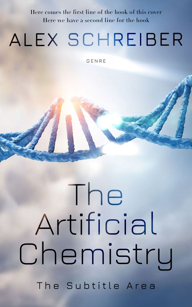 Front view of Ghost #34655 - Premade Science & Nature Book Cover | BookCoverZone