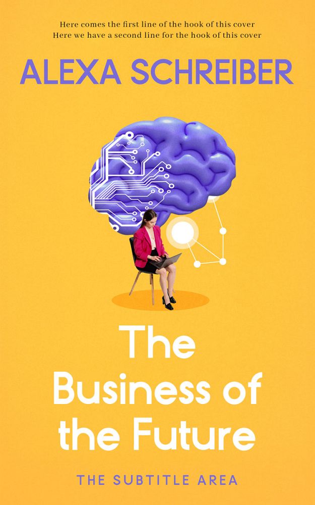 Front view of Bright Sun #34663 - Premade Business Book Cover | BookCoverZone