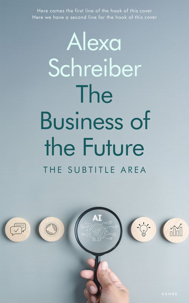Front view of Tower Gray #34677 - Premade Business Book Cover | BookCoverZone