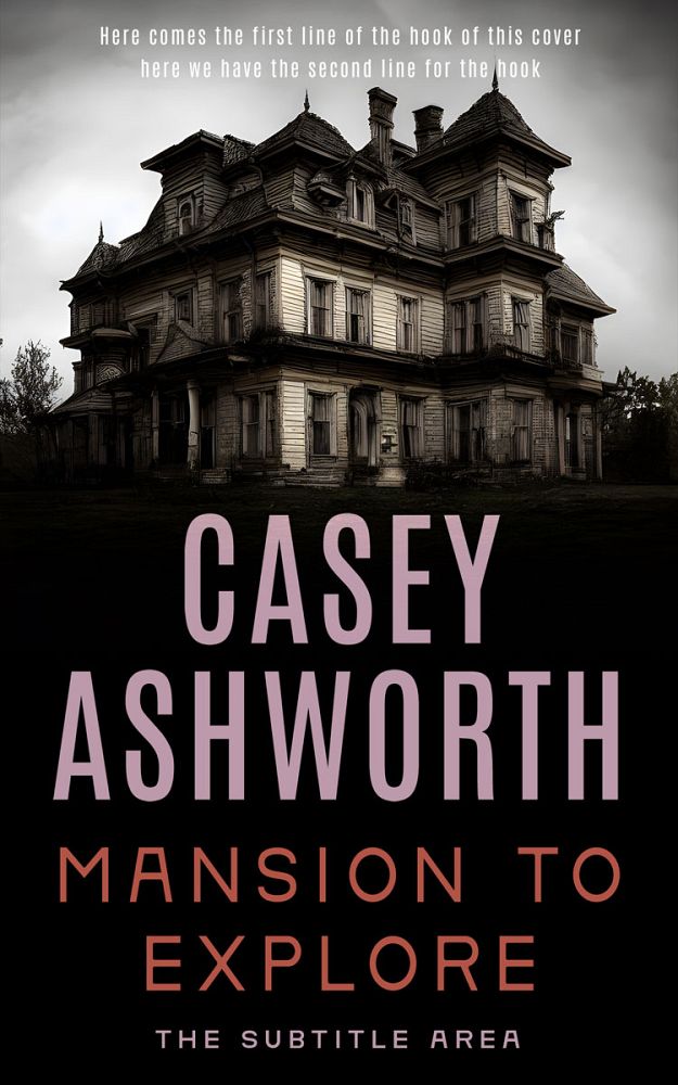 Front view of Pink Swan #34732 - Premade Mystery & Thriller & Suspense Book Cover | BookCoverZone