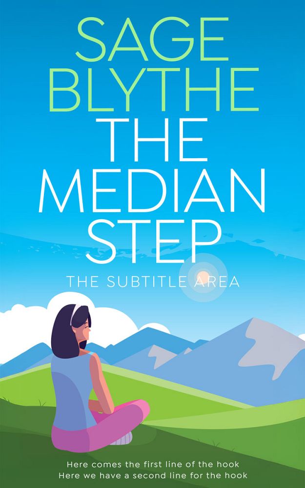 Front view of Curious Blue #34961 - Premade Health & Mind & Body Book Cover | BookCoverZone