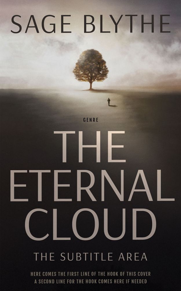 Front view of Tide #34996 - Premade Surreal Book Cover | BookCoverZone